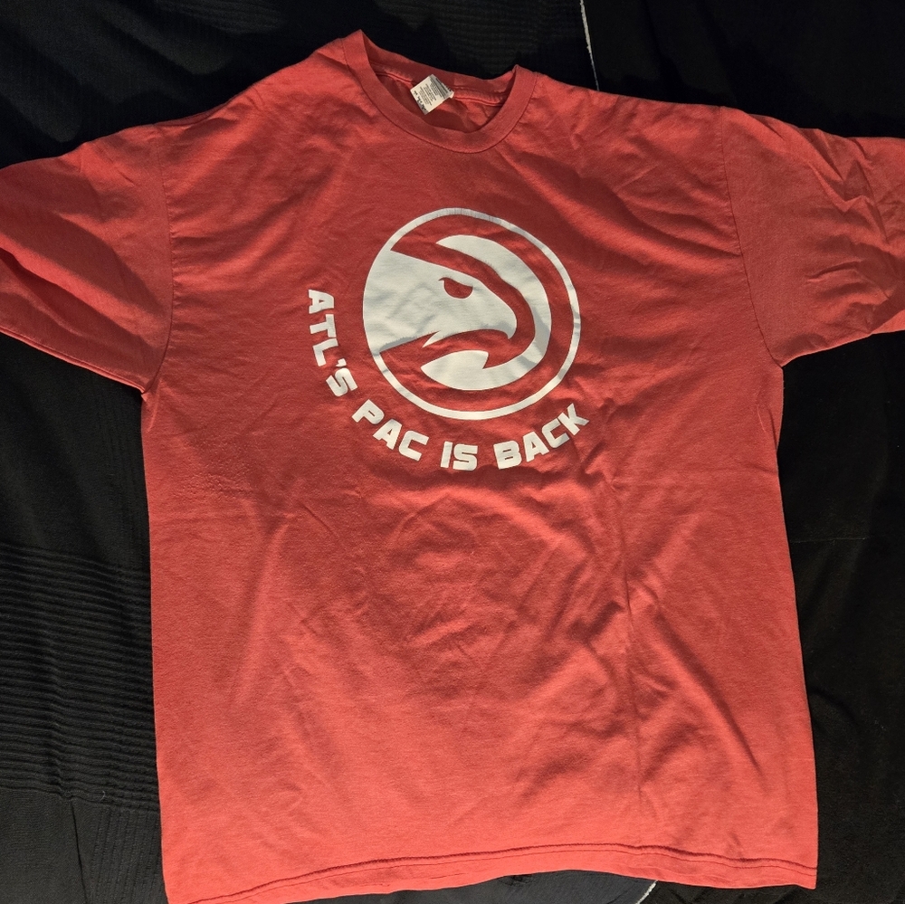 Atlanta Hawks "Pac is Back" Retro logo T-shirt